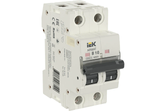 Автоматический выключатель IEK M06N 2P D 8 А AR-M06N-2-D008