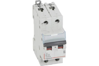 Автоматический выключатель Legrand DX³ 10000 408940, B, 2P, 230/400 В, 10 А