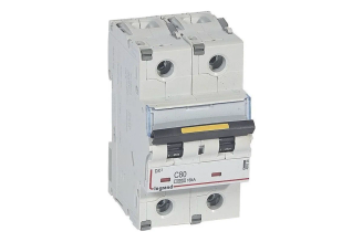 Автоматический выключатель Legrand DX3 10000 409228, 16 кА, C, 2П, 230/400 В, 80 А