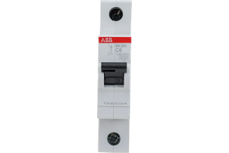 Автоматический выключатель ABB SH201 C6 2CDS211001R0064, 1-полюсной