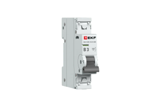 Автоматический выключатель EKF ВА47-63N PROXIMA M634103B, 1P, 3 А, B, 4.5 кА