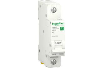 Автоматический выключатель Systeme Electric RESI9 B 50 А 1P 6 кА R9F02150