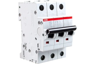 Автоматический выключатель ABB S203 3P C 50А 6 кА 2CDS253001R0504