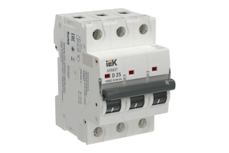 Автоматический выключатель IEK ARMAT M10N-MA AR-M10N-MA-3-D025, 3P, D, 25 А