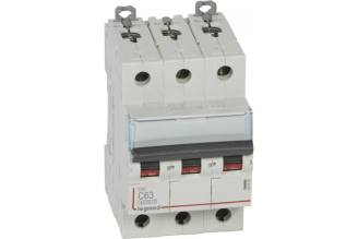 Автоматический выключатель Legrand DX3 407865, C, 3P, 63 А, 10 кА