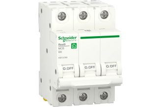 Автоматический выключатель Systeme Electric RESI9 B 6 А 3P 6 кА R9F02306