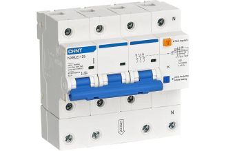 АВДТ CHINT NXBLE-125 3P+N C100 30мА тип AC 10кА электронный 820588