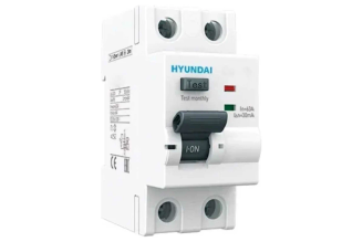 Дифференциальный автомат Hyundai HRO63M 1P+N 40 А C 30 мА 13.06.000115