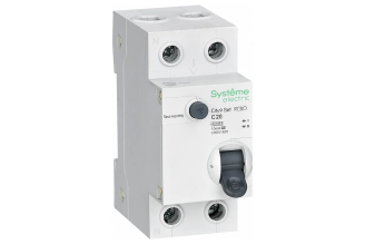 Дифференциальный автомат Systeme Electric City9 Set 1P+N C 20 А C9D51620