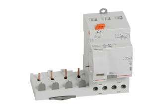 Дифференциальный блок Legrand DX3 410499, тип AC, 30 мА, 4P, 40 А