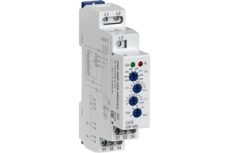Реле фаз ONI ORF-06D 3Ф 2 контакта 220-460 В AC ORF-06D-220-460VAC