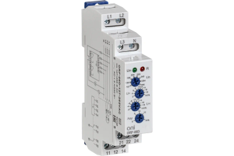 Реле фаз ONI ORF-06D 3 фазы 2 контакта 127-265 В AC с контролем нейтрали ORF-06D-127-265VAC