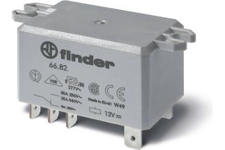 Силовое реле Finder 2 CO 30 А 24 В DC 668290240000