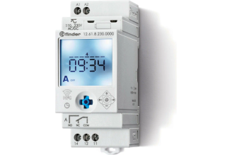 Цифровое недельное реле времени Finder 126182300000 с NFC 1 CO 16 А