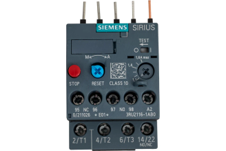 Реле перегрузки Siemens 3RU2116-1AB0 для защиты электродвигателя, арт. 3RU21161AB0