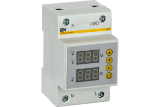 Реле напряжения и тока IEK KARAT РНТ-Д IVC31-1-40, 54 мм, 40 А