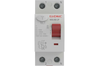 УЗО DKC YON MAX MDL100 2P 100 мА 80 А тип АС MDL100-2P3-80-AC