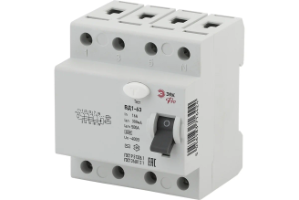 УЗО ЭРА NO-902-67 ВД1-63 3P+N 16 А 300 мА Б0031906