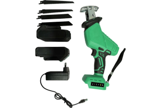 Сабельная аккумуляторная пила Zitrek ZKRS20V 20В, Li-Ion аккум. 2шт, кейс 082-1891