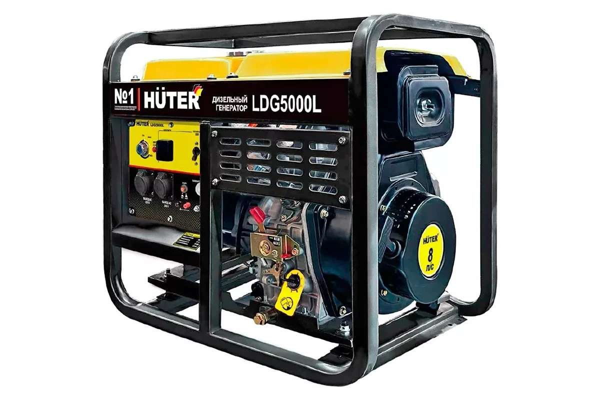 Дизельный электрогенератор Huter LDG 5000L 64/2/11