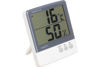 Электронный термометр INBLOOM 2 режима, с уличным датчиком, пластик, 10.8x10 см HTC-3 473-014