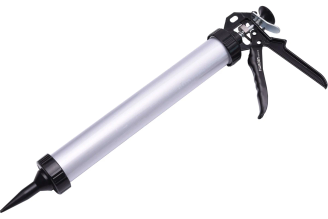 Закрытый профессиональный пистолет для герметика HARDEN алюминиевый корпус, 600 мл 620419