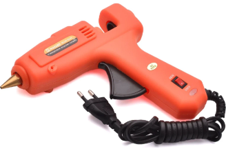 Профессиональный двухрежимный клеевой пистолет с защитным клапаном HARDEN 100 W 660371