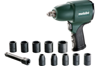 Пневмогайковерт Metabo DSSW 360 Set 604118500 1/2 дюйма с 10 головками