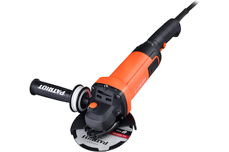 Углошлифовальная машина (УШМ) PATRIOT AG 128E тонкий корпус, пылезащищенная, диск 125 мм 110301129