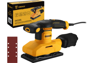 Вибрационная шлифмашина DEKO DKS350, с регулировкой оборотов 063-4339