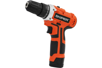 Аккумуляторная дрель-шуруповерт SKIPER CS2600-1 12В 2 аккумулятора 00-00015031