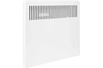 Конвектор с механическим термостатом Legrand Lamken мощность 500Вт с вертикальной решеткой и кабелем 1.8м, белый 230502