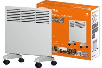 Электрический конвектор TDM ELECTRIC ЭК-1000, 1000 Вт, регулируемая мощность, 500/1000 Вт, термостат, SQ2520-1201