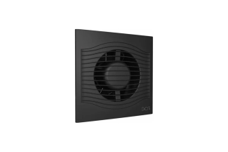 Накладной вентилятор DICITI SLIM D100 matt black с обратным клапаном 90-03098