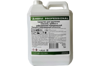 Средство для удаления плесени, грибка и отбеливания поверхностей HIRVI отбеливающий антисептик. 5 л 394а493