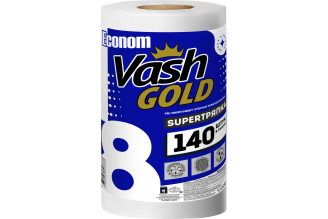 Супер тряпка для уборки VASH GOLD Econom 140 листов в рулоне, арт. 307833