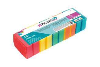 Губки для посуды PALISAD Home Optima MAXI 923545, 98×65×31 мм, 10 шт