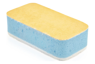 Трехслойная губка для кафеля PATERRA, 2 в 1 406-008