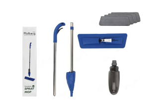 Швабра Ridberg Blue с плоской насадкой из микрофибры 1212685