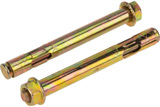 Анкерный болт с гайкой KRANZ 10x50, 2 шт., 1608-1050-5