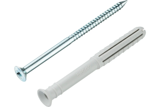 Дюбель-гвоздь Tecfi YZ потайн. манжета, нейлон, 8x80, 100 шт. пакет 148868