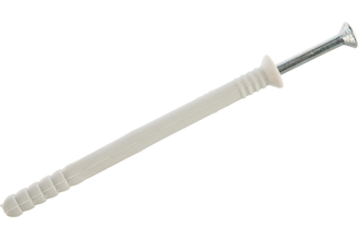 Дюбель-гвоздь нейлоновый с потайным бортиком 70 шт. (6x80 мм; ТФ5) Зубр 4-301375-06-080