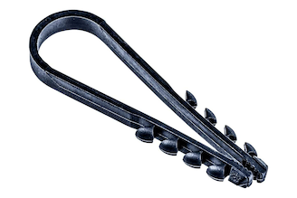 Дюбель-хомут IEK 11-18 мм, для круглого кабеля, нейлон, черный, 25 шт. UDH13-11-18-025-K02