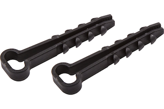 Дюбель-хомут PROCONNECT прямоугольный, черный, 10x5, 100 шт. 07-4621