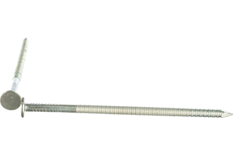 Ершеные гвозди с плоской головкой ЗУБР оцинкованные, 90 х 4.2 мм, 5 кг, (примерно 670 шт.) 305200-42-090