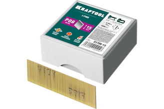 Шпильки для нейлера KRAFTOOL тип 23GA (P0.6) 15 мм, 10 000 шт, 31786-15