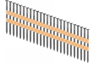 Реечные гвозди ЗУБР РГР-21 75 мм, рифленые, 2500 шт. 305392-75