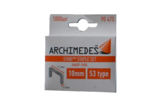 Набор скоб Stabi 10 мм, 1000 шт Archimedes 90475