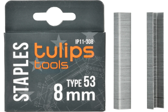 Скобы Tulips Tools тип 53 8 мм IP11-308, 1000 шт.