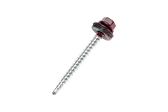 Саморез кровельный KRANZ 4,8x50 мм RAL 3005, 150 шт, 1203-4850-3